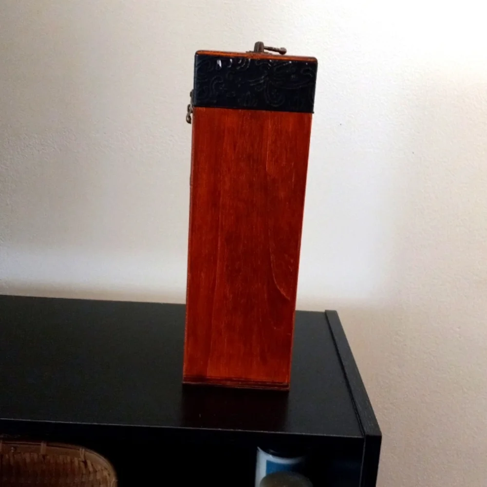 Wine Bottle Decorative Wood Box 750ml